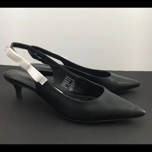 Christian Siriano Shoes - Christian Siriano SlingBack Black Kitten Heels 8 Christian Siriano Shoes - Christian Siriano SlingBack Black Kitten Heels 8
